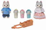 Komplekt Sylvanian Families Husky Family 5636, mitmev&auml;rviline
