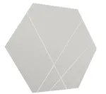Peegel Kalune Design Saga, rippuv, 70 cm x 60 cm, valge v.