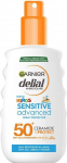 P&auml;ikesekaitsesprei Garnier Delial Kids Sensitive Advanced SPF50+, 150 ml