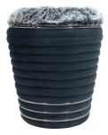Tumba Kayoom Doric 325 9KKL3-BLK, must v./grafiit v., 42 cm x 42 cm x 50 cm
