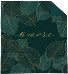 Voodikate NHL-048, kuld v./t&uuml;rkiissinine v./roheline v., 170 cm x 210 cm