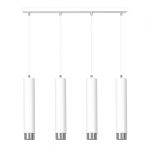 Valgusti rippuv Emibig Kibo 4, GU10, 4 x 8 W, valge v.