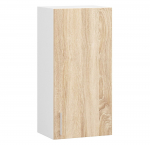 &Uuml;lemine k&ouml;&ouml;gikapp Akord Lima D1 H720, tamm v./valge v., 30.5 cm x 40 cm x 72 cm