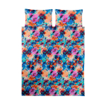 Voodipesukomplekt Okko FLOWER2, mitmev&auml;rviline, 50 x 70 cm, 200 x 220 cm, 3 os.