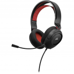 Juhtmega m&auml;nguri peakomplekt Corsair HS35 v2 CA-9011377-EU, must v./punane v.