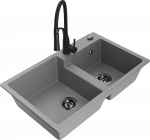 K&ouml;&ouml;givalamu koos kraaniga Mexen Tomas Aster, graniit, 80 cm x 50 cm x 19 cm, hall