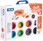 Plastiliini komplekt, koos tarvikutega Milan Soft Dough Barbecue, sinine/pruun/valge