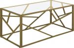 Kohvilaud Shumee Orland, kuldne v., 50 cm x 100 cm x 45 cm