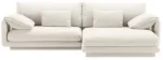 Nurgadiivan Micadoni Torino Structured, kreemjasvalge, parem, 250 x 170 cm x 83 cm