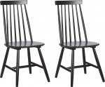 Toolide komplekt Beliani Burbank, must v., 44 cm x 45 cm x 95 cm, 2 tk