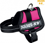 Koerte traksid Trixie Julius-K9, must v./roosa v., 300 - 400 mm x 300 mm, XS