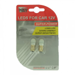Autopirn T4W BA9S, led, valge v., 12 V
