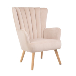 Tugitool Homla Mills 859538, beež v., 74 cm x 42 cm x 75 cm