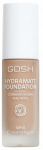 Vedel jumestuskreem Gosh Hydramatt, SPF 15, keskmise tume-neutraalne v., 012n, 30 ml