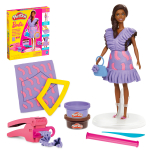 Plastiliini komplekt, koos tarvikutega Hasbro Play-Doh Barbie Fashionista Ruffles, mitmev&auml;rviline