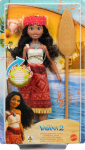 Nukk aksessuaaridega Mattel Disney Vaiana 2, 29 cm, mitmev&auml;rviline