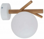 Valgusti seinale TK Lighting Sheron 5307, G9, 1 x 6 W, valge v./puidu v.