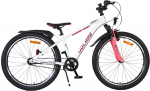 Laste jalgratas, laste Volare XC Race N3 2ZB, valge/roosa, 24"
