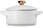 Malmpott Le Creuset Mini Cocotte 02032325, &Oslash;10 cm, 0.25 l, valge v.