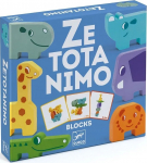 Lauam&auml;ngud, loomad Djeco Ze Totanimo Blocks, mitmev&auml;rviline