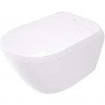 WC-pott, seinapealne Deante Silia Smart, kaanega, 348 mm x 588 mm