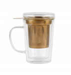 Kruus s&otilde;ela ja kaanega Vialli Design Amo 29378, l&auml;bipaistev v., 0.3 l