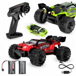 Rc auto Overmax X-Gravel, punane v./roheline v.