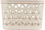Pesukorv Curver, 30 l, off white v., 42.6 cm x 34.6 cm x 27 cm