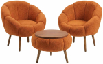 M&ouml;&ouml;blikomplekt Hanah Home Lida Wellsoft 251BLS1150, sise, oranž v.