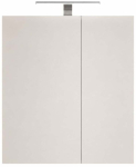 Seinakinnitusega vannitoakapp peegliga Riva SPS-60AZ-PM, woodflow ash v., 14.7 cm x 60.4 cm x 67.7 cm