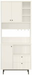 Multifunktsionaalne k&ouml;&ouml;gikapp Kalune Design RE6-W, valge v., 35.5 cm x 88 cm x 205 cm