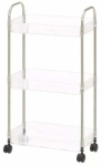 3-korruseline ratastel k&auml;ru 4Living, l&auml;bipaistev v./h&otilde;be v., 25 cm x 37.5 cm x 66 cm
