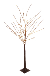 Dekoratsioon "Puit" LED-valgustusega, 150 cm, pruun v.