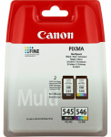 Tindiprinteri kassett Canon PG-545/CL-546, sinine v./kollane v./violetne v., 8 ml