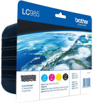 Tindiprinteri kassett Brother LC-985, sinine v./must v./punane v.