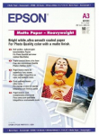 Fotopaber Epson C13S041261 A3 Matte 50, A3