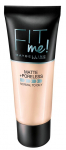 Vedel jumestuskreem Maybelline Fit Me Matte + Poreless, beež v., 105 natural ivory, 30 ml