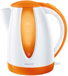 Elektriline veekeetja Sencor SWK 1813OR, 1.8 l, valge v./oranž v.