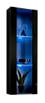 Vitriinkapp ASM Fly 21, must v., 40 cm x 29 cm x 126 cm
