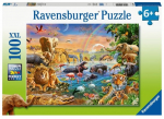 Pusle Ravensburger Jungle 12910, 49 cm x 36 cm, 100 tk, mitmev&auml;rviline