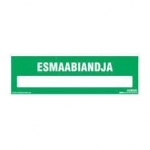 Kleebis Tamrex, ohutusm&auml;rk, 21 cm, 7 cm