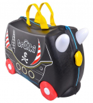 Laste kohver Trunki Pedro Pirate Ship, valge v./must v./punane v., 18 l, 21 x 46 x 31 cm