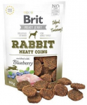 Koeramaius Brit Jerky Rabbit Meaty Coins, k&uuml;&uuml;likuliha, 0.08 kg