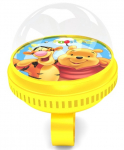 Jalgrattakell Disney Winnie The Pooh, plastik/kumm, kollane