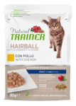 Kassi m&auml;rgtoit Natural Trainer Hairball Chicken, kanaliha, 0.085 kg