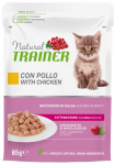 Kassi m&auml;rgtoit Natural Trainer Kitten Chicken, kanaliha, 0.085 kg