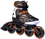 Rulluisud Nils Extreme NA1060 S, must v./oranž v., 41