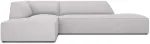 Nurgadiivan Micadoni Home Ruby Modular 4 Seats, helehall v., vasak, 273 x 180 cm x 69 cm