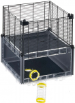 Puur n&auml;rilistele Ferplast Multipla Hamster Roof Extension, 37.5 cm x 37.5 cm x 41 cm, must