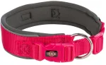 Kaelarihm koertele Trixie Premium, hall v./fuksia (magenta) v., 330 - 420 mm x 35 mm, S/M